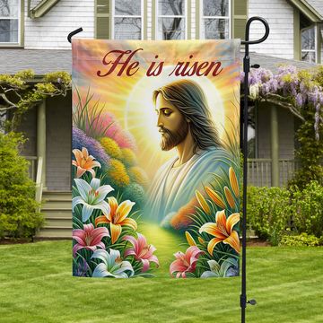 Discover FLAGWIX  Jesus Christ Easter Day He Is Risen Flag