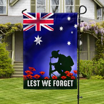 Discover FLAGWIX Anzac Day Australian Veteran Lest We Forget Flag