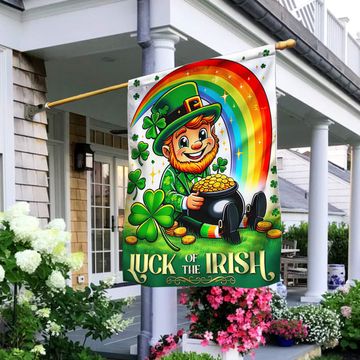 Discover FLAGWIX  Saint Patrick's Day Leprechaun Luck of the Irish Flag