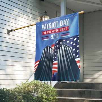 Discover American Flag - Patriot Day 9 11 We Will Never Forget Flag for Indoor Outdoor Decor