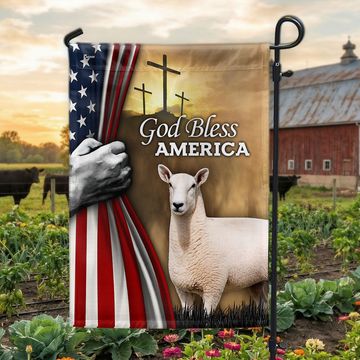 Discover Flagwix Patriotic Sheep Garden Flag, Sheep God Bless American Flag Decor for 250 Years