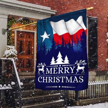 Discover Texas Christmas Flag Merry Christmas Y'all