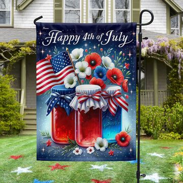 Discover Flagwix American Flag - Happy 4th Of july Patriotic Flowers Floral Independence Day Flag