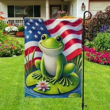 Discover Frog American Flag
