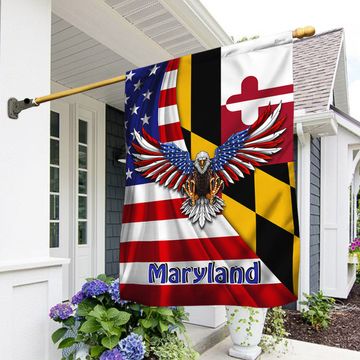 Discover Maryland Eagle Flag MLN2943Fv1