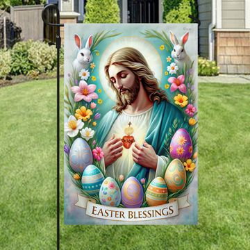 Discover FLAGWIX  Easter Day Jesus Christ Easter Blessings Flag