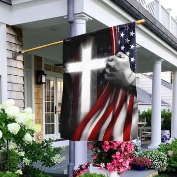 Discover One Nation Under God Jesus American Flag