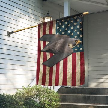 Discover Veterans Day Flag - Eagle B-2 Spirit - Proud Airforce American Flag