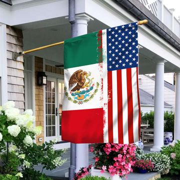 Discover Mexican American Flag USA Mexico Flag