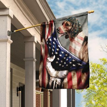 Discover Beagle American U.S. Flag