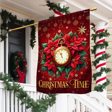 Discover Christmas Time Flag The Most Wonderful Time Of The Year