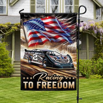 Discover FLAGWIX Dirt Late Model Racing To Freedom Flag