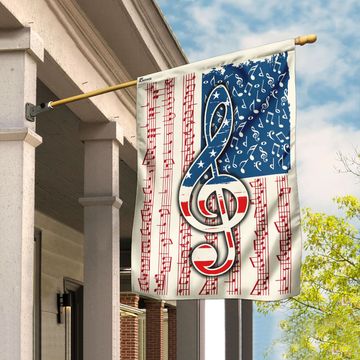 Discover Music Notes America Flag