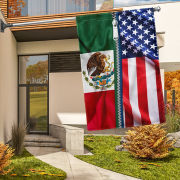 Discover Mexican American Flag Mexico USA Friendship Flag