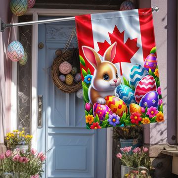 Discover FLAGWIX  Happy Easter Canadian Flag