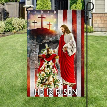 Discover FLAGWIX Easter Day Jesus He Is Risen Easter Flag