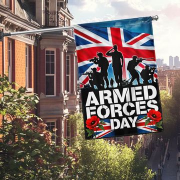 Discover Armed Forces Day Union Jack Veteran Flag