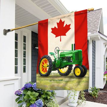 Discover Tractor Canadian Flag Proud Farmer Farm Life