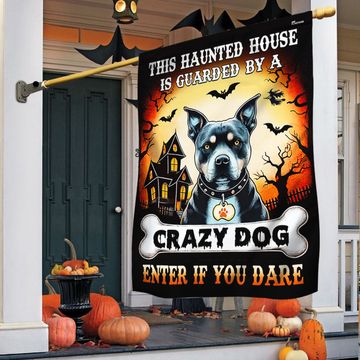 Discover Pit Bull Halloween This Haunted House Is Guarded By A Crazy Dog Enter Flag