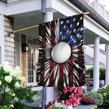 Discover Golf Ball American Flag