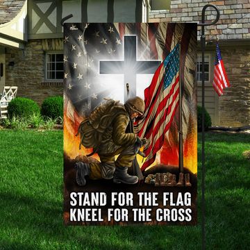 Discover Veteran Flag Stand For The Flag Kneel For The Cross Veterans Day Flag