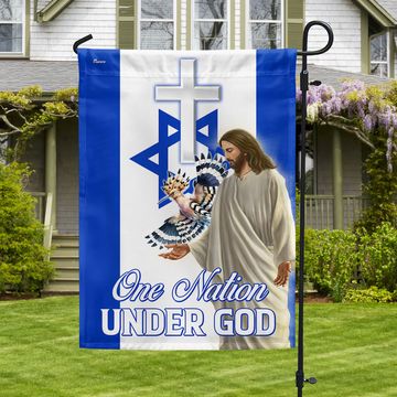 Discover One Nation Under God Israel Jesus Christ Hoopoes Bird Flag