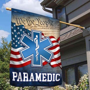 Discover Nurse Paramedic American Flag