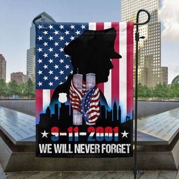 Discover Patriot Day We Will Never Forget 911 NYPD Thin Blue Line Flag MLN1582Fv1