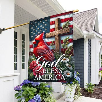Discover FLAGWIX Cardinal Patriotic God Bless America Flag