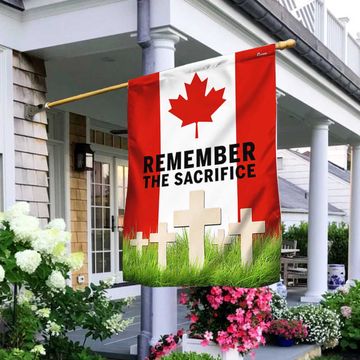Discover Canada Remembrance Day Flag Remember The Sacrifice