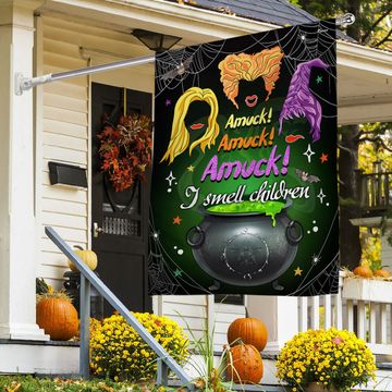 Discover Halloween Flag Amuck I Smell Children