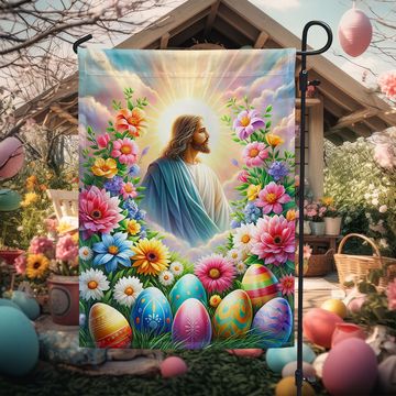 Discover FLAGWIX  Jesus Easter Day Resurrection of Jesus Flag