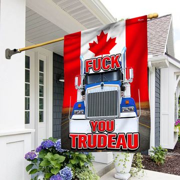 Discover Fuck You Trudeau Flag
