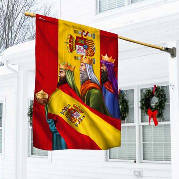 Discover Three Kings Spanish Feliz dia de Reyes Flag TQN1947Fv1