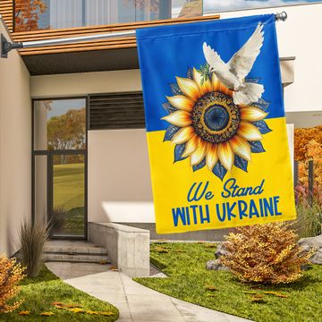 Discover We Stand With Ukraine Flag Peace For Ukraine Flag