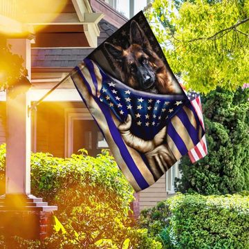 Discover German Shepherd. The Thin Blue Line American Flag