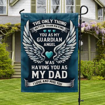 Discover FLAGWIX Father's Day Garden Flag Dad In Heaven House Flag
