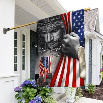 Discover Patriot Day 911 Twin Tower Never Forget God Bless Flag