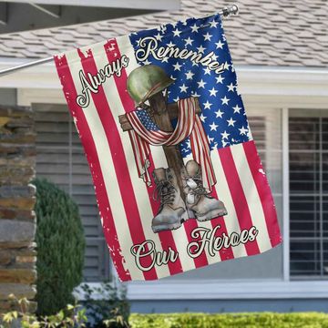 Discover 4th of july Independence Day Always Remember Our Heroes Veteran Flag