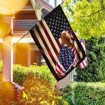 Discover Basset hound American Patriot Flag