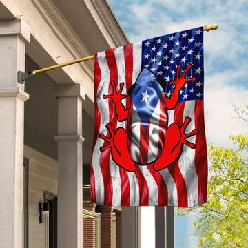 Discover Puerto Rico American Flag
