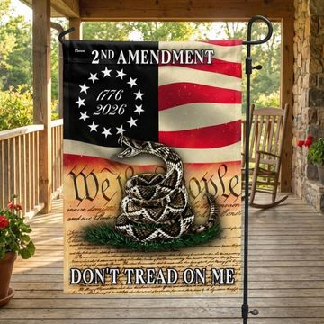 Discover 2nd Amendment Flag, 1776 2026 Gadsden Dont Tread On Me US Flag