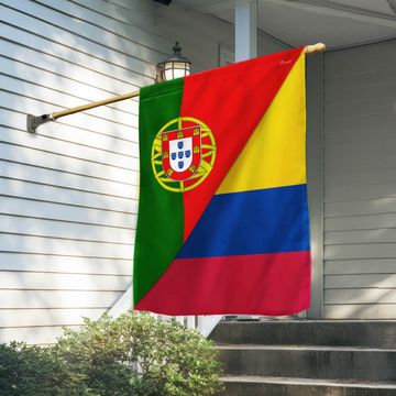 Discover Portuguese Colombian Flag with Portugal Colombia Heritage for Indoor Outdoor Decoration