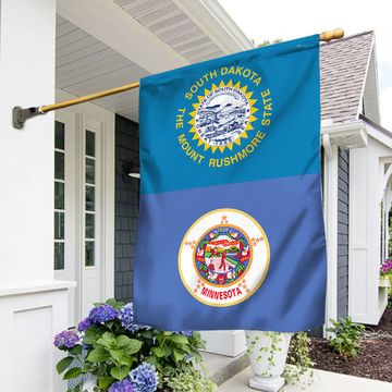 Discover South Dakota And Minnesota Flag