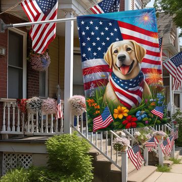 Discover Flagwix American Flag - Labrador Retriever Independence Day Flag
