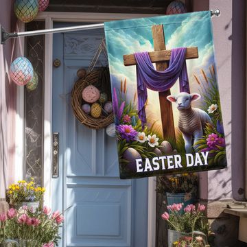 Discover FLAGWIX Easter Lamb Christian Cross Easter Day Christian Flag