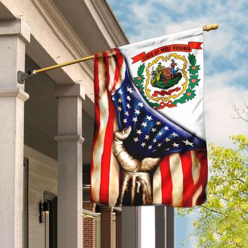 Discover West Virginia State Flag