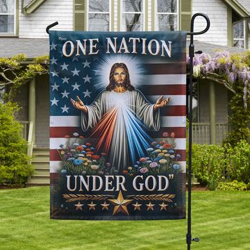 Discover One Nation Under God Jesus Flag