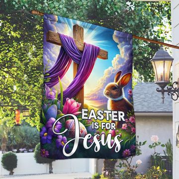 Discover FLAGWIX Easter Is For Jesus Bunny Rabbit Jesus Christ Cross Flag