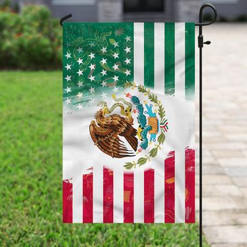 Discover Mexican American Flag